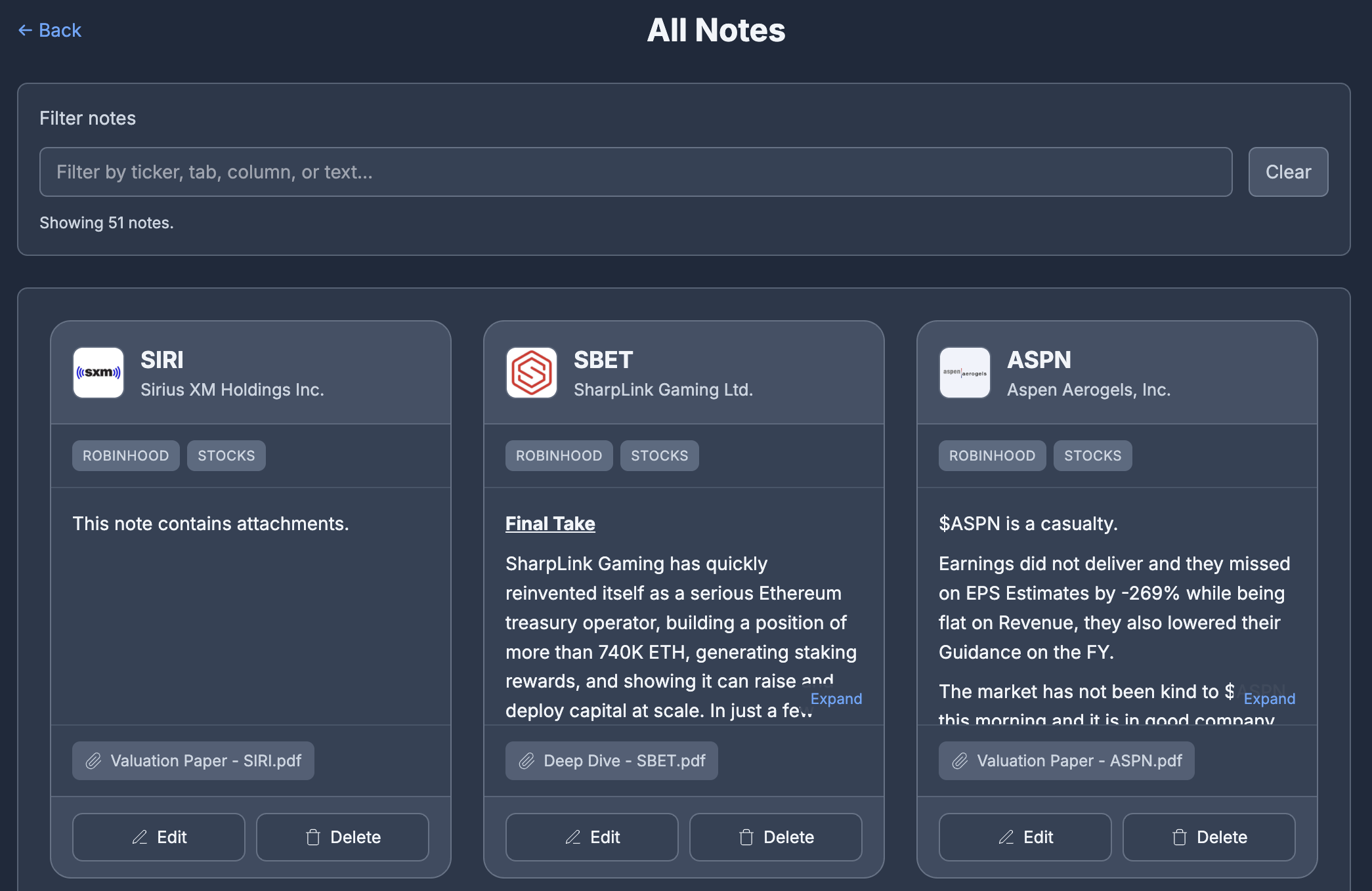 Technical Workflow screenshot